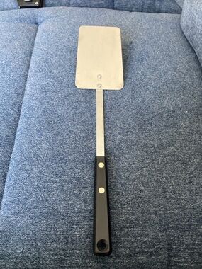 Vintage EKCO Forge Black Handle Stainless Steel Spatula Flipper 13.5” USA Made